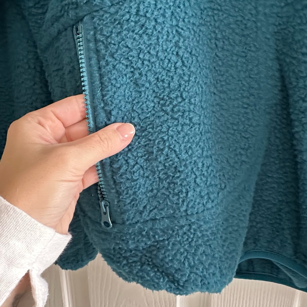 Fleece snap front pullover - Picture 3 of 6